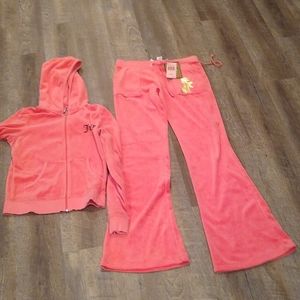 Juicy Couture Coral Velour Tracksuit